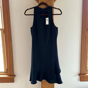 Banana Republic Navy Flounce Dress. Sleeveless. Size 4. NWT So cute!
